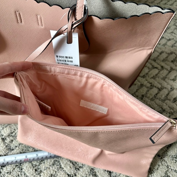 NWT H&M Chic Blush Tote Bag - Picture 7 of 10